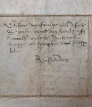 NOBELAER, HOUTHUYS(EN) - [Manuscripts, letters, 1617] Twee brieven van Cornelis Nobelaer, dd. ‘s Gravenhage 26-1-1617 en 23-8-1617 aan Jacob van Houthuys(en) te Amsterdam (op de NZ Voorburgwal t.o. St. Nicolaasbrug). Manuscript, folio, 4 p, met afdruk van lakcachet.