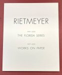 RIETMEYER, RENÉ. & LODERMEYER, PETER [BONN]. - Rietmeyer 1997-2000 The Florida Series. 1997-2000 Works on Paper.