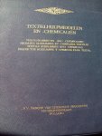 NV Fabriek van Chemische Producten Vondelingenplaat - Unieke serie van 9 boeken met afbeeldingen in kleur van samenstellingen van stoffen met staalkaarten van o.a. metaalgevoeligheid, Etsbaarheid , Lichteenheid e.d.