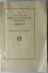 [I.A. Nijhoff] - De Arnhemsche boekverkoopers en uitgevers Nijhoff. Geschiedenis en bibliografie