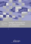 Bijleveld, C.C.J.H. ... [et al.] - Analysis techniques for non-experimental data : an introduction.