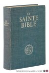 Bible - Bibel - Bijbel. - La Sainte Bible traduite en français sous la direction de l'école biblique de Jérusalem.