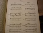 Bach; J. S. (1685-1750) - Orgel-Kompositionen fur Klavier, Ubertragen von Franz Liszt;  6 Praludien und Fugen Heft 1. en Heft 2: No. 1-6 / Orgelcomposities voor piano