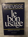 André Goosse - Grevisse Le Bon usage