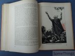 Alphons Timmermans en Gerrit de Morée (tekeningen) - Ons volk in leven en streven. Verteld voor de Nederlandsche Jeugd. 1: Wat de grond vertelt. 2: De Goden der Germanen. 3: Zo leefden de Germanen. 4: De Romeinen komen. 5: Licht in de duisternis. 6. Karel en de Elegast.