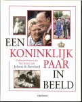 Memoriael , Bussum .. Omslagontwerp Mesika Design Hilversum - Een koninklijk paar in beeld ..  Gebeurtenissen uit het leven van Juliana & Bernhard met veel prachtige foto's Prins Bernard met John F. Kennedy en bezoek aan Artis ,  foto van drie generaties Oranjes en de Caléche die een rijtoer maakt bij de abdica