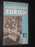 plattegrond / kaart - Plan und Führer Zürich