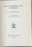 R.Thurston Hopkins - Old watermills and windmills