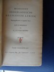 Eekhout, Jan H. en Oosten, A.J.D. - Moderne Nederlandsche Religieuze Lyriek