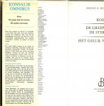 Konsalik, Heinz G. Omslag ontwerp P.A.H. van der Harst - Omnibus .. 1 Roes  .. 2 de greep naar de sterren .. 3 Het geluk vaart mee