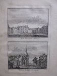 H. Spilman - t Huis Enghuizen by Hummel / 't Dorp Hummel by Doesburg 1743 [Originele kopergravure]