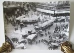 Onbekende fotograaf - Paris : Place Diaghilev met Galeries Lafayette - [Persfoto]