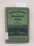 Verlag Diemer: - Taschenkalender für die Rheinschiffahrt 1923 :