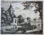 Roelant Roghman (1627-1692) - Antique print, etching | De Maersse en Maersseveense Kerk/ Kerk van Maarsseveen, Maarssen, ca. 1650, 1 p.