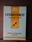 GEORGE Pierre - L'Environnement