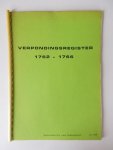 Andre, P en Menger, E. - SCHERPENZEEL - Kerkarchief H.H. Kerk - Verpondingsregister 1762 - 1766