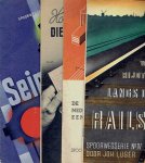 [SPOORWEGSERIE] - Spoorwegserie I-IV. - I - Piet BAKKER. Seinwezen. II - Fred THOMAS. Hoe ontstaat een dienstregeling. III. - De Nederlandsche Spoorwegen een Millioenenbedrijf. IV - Joh. LUGER. Wat rijdt er langs de rails.