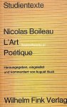 Boileau, Nicolas - L'Art Poetique