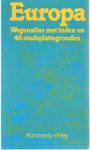 redactie - Europa - Wegenatlas met index en 46 stadsplattegronden