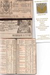 Almanack - Collection of twenty London almanacks 1808, 1810, 1811, 1813-1817, 1819, 1820-1829, 1830. According to the motto 'Verbum Domini manet in aeternum' and the circular engr. with the arms of coats of  the Stationers' Company it is published by the...