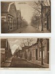 Onbekend - Wormerveer 2 ansichtkaarten Transvaalstraat verzendkosten  1,00