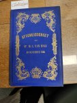 HALL, M. C. VAN, - Afscheidsgroet van mr. M. C. van Hall, 10 december 1856.