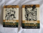 Houten van Ulbe Tekeningen van jan klaas pijlman - De Hillige Histoarje, forteld foar it Fryske folk. Diel I (It alde testamint) en Diel II (It nije testamint)