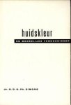 SIMONS, DR. R.D.G.Ph - Huidskleur en menselijke verhoudingen