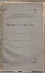 NAGGE, W. (uitgegeven door Mr. J. Nanninga Uiterdijk) - Historie van Overijssel. Alleen eerste deel.