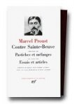 Proust, Marcel - Conte Sainte-Beuve précédé de pastisches et mélanges et suivi de essais et articles.