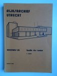 Dekker, C.. - Inventaris van het archief van de familie des Tombe 1485-1948.