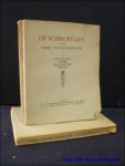 VAN DE WOESTIJNE, Karel; - DE SCHROEFLIJN I. OPSTELLEN OVER PLASTISCHE KUNST II. OPSTELLEN OVER LITERAIRE KUNST,