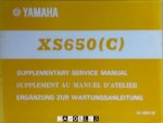  - Yamaha XS650 (C) Supplementary Service Manual