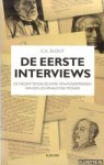 Elout, C.K. - De eerste interviews: de negentiende-eeuwse vraaggesprekken van een journalistiek pionier
