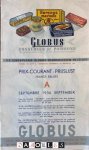  - Globus Conserves de Poissons. Prix-Courant - Prijslijst 1936