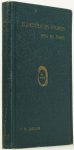 JAEGER, F.M. - Elementen en atomen eens en thans. Schetsen uit de ontwikkelingsgeschiedenis der elementenleer en atomistiek. Voor studeerenden in de natuurwetenschappen aan Nederlandsche universiteiten en hoogeschoolen. Met 25 figuren en 32 portretten.
