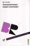 Kluin, Ronald. - Overeenkomsten tussen overheden.