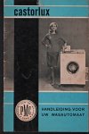 n.n - CASTORLUX Handleiding voor uw wasautomaat