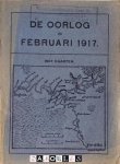 H.C. O'Neill - De oorlog in februari 1917 met kaarten