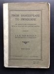 J.A.K. van Hasselt - From Shakespeare to Swinburne: An Annotated Anthology with a Chapter on English Poetry