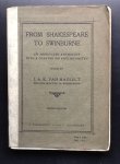 J.A.K. van Hasselt - From Shakespeare to Swinburne: An Annotated Anthology with a Chapter on English Poetry J.A.K. van Hasselt - From Shakespeare to Swinburne: An Annotated Anthology with a Chapter on English Poetry