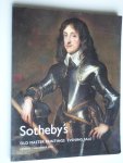 Catalogus Sotheby's - Old Master Paintings: Evening Sale