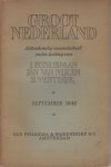 Vestdijk J B Th Spaan en Jan van Nijlen (onder leiding van), S. - Groot Nederland, letterkundig maandschrift, September 1942 - Bijdragen P A van der Laan Ferdinand Langen J van der Waal Vestdijk J B Th Spaan en Jan van Nijlen (onder leiding van), S. - Groot Nederland, letterkundig maandschrift, September 1942 - Bijdragen P A van der Laan Ferdinand Langen J van der Waal