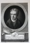 Joannes Bemme (1775-1841), after Johan Bernard Scheffer (1765-1809) - [Original etching/ets] Portrait of DIRK LANGENDIJK/Portret van schilder Dirk Langendijk.