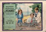  - Walther's metaalbouwdozen Stabil voor kleine ingenieurs en machinebouwers. Handleiding voor de dozen 49-52.