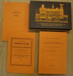 BRUYN KOPS, J.L. DE. - Spoorwegkaarten uit 1849 en 1855. 3 delen in in de originele cassette.