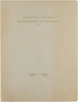  - Intercommunale Vennootschap Antwerpsche Waterwerken 1930 - 1955