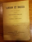 Saint-Saëns, Camille (muziek); libretto van Ferdinand Lemaire - Samson et Dalila - programma, en tekstboekje van de opera  met de Franse tekst