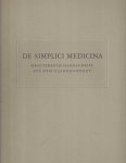 Pfister, Arnold - De Simplici medicina, Krauterbuch-Handschrift aus dem 14. Jahrhundert im besitz der basler Universitats-Bibliothek