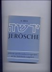 BEEM, H. (verzameld en toegelicht door ....) - JEROSCHE (Erfenis) - Jiddische spreekwoorden en zegswijzen uit het Nederlandse taalgebied